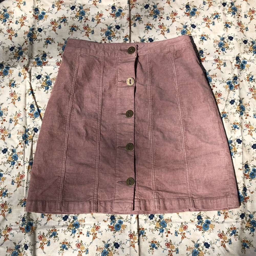 Corduroy Pilcro & Letterpress Miniskirt!